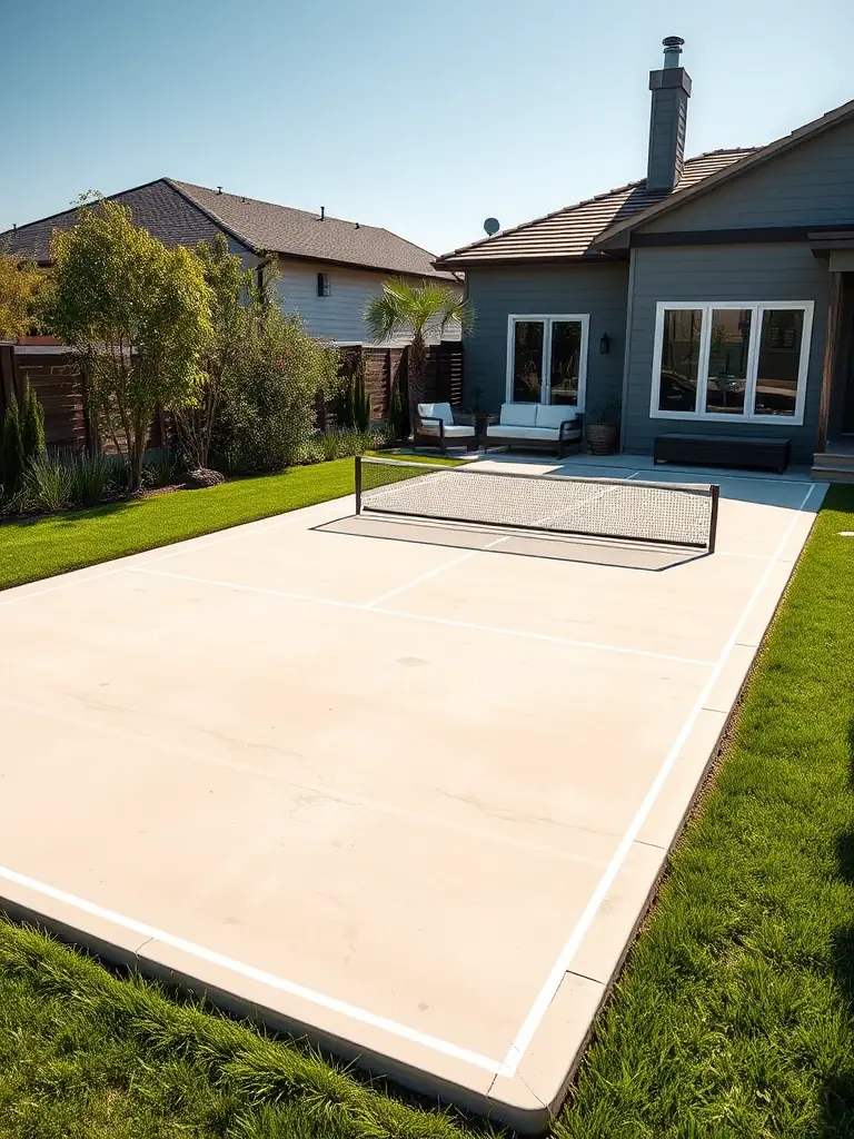 A photograph showcasing recent improvements to the tennis facilities, such as resurfaced courts or new equipment.
